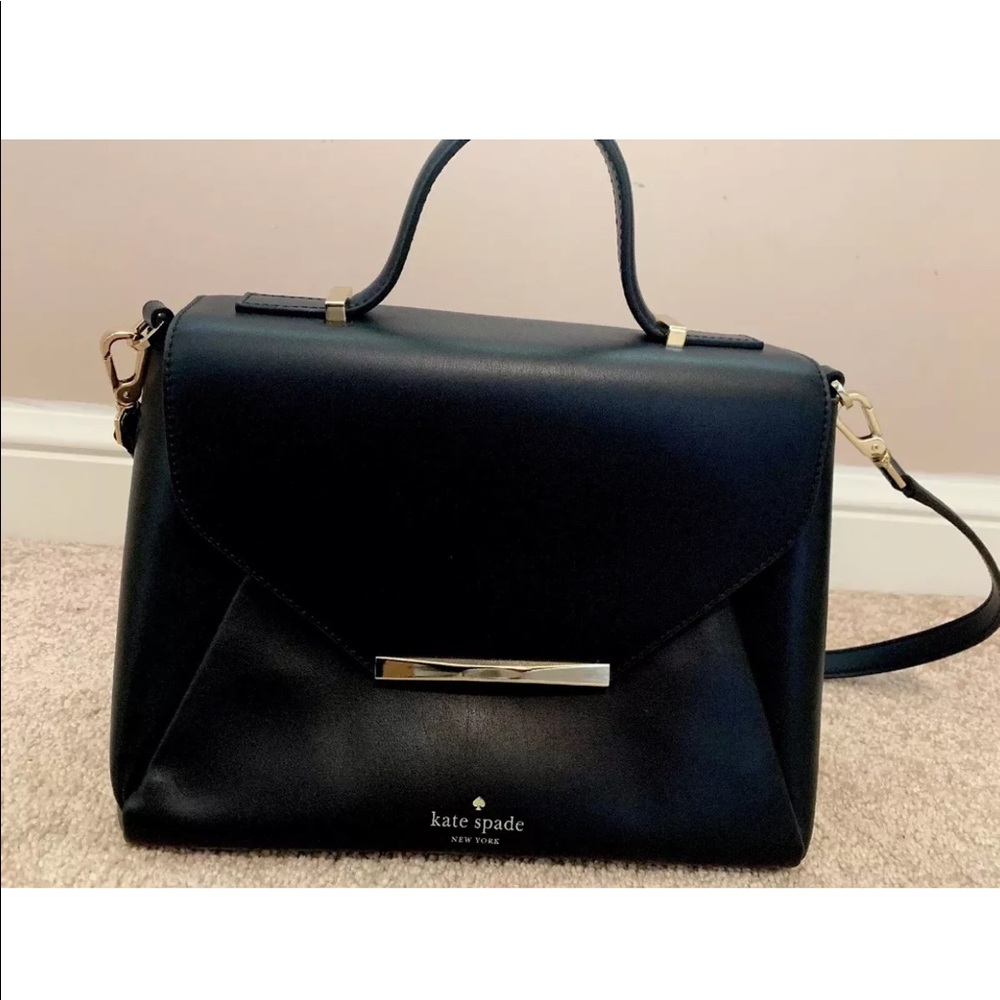 Kate Spade black leather purse